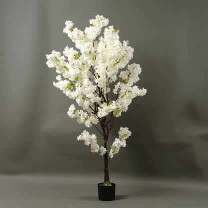 Artificial Trees/Plants The Enchanted Dreamscape - Artificial Cherry Blossom/ Sakura Tree ~ 6 Feet Tall - White