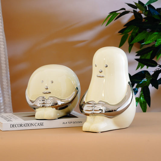 Showpiece Hug & Hum - Ceramic Table Showpieces
