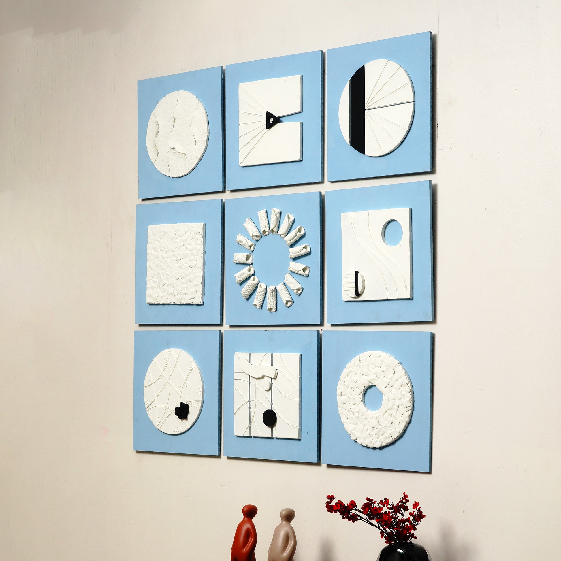 Wall Mounts & Accents Beyond the Surface - Handmade Terracotta Wall Mount Decor (Set of 9)