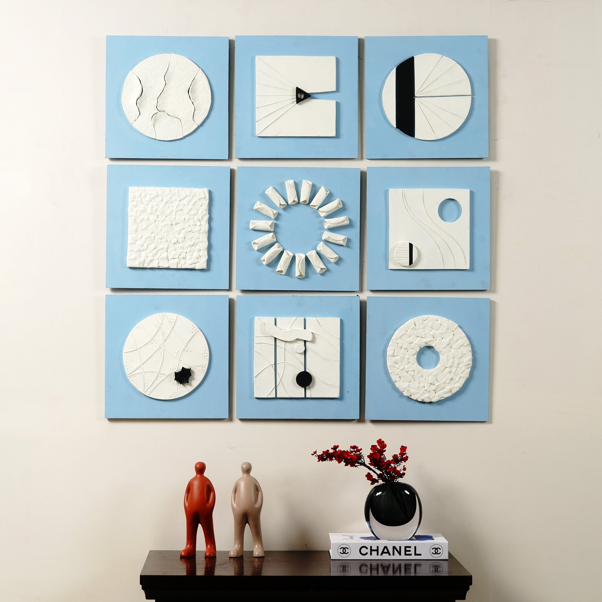 Wall Mounts & Accents Beyond the Surface - Handmade Terracotta Wall Mount Decor (Set of 9)