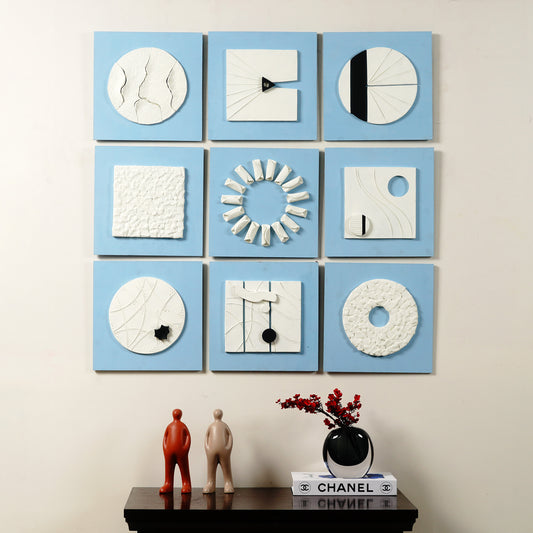 Wall Mounts & Accents Beyond the Surface - Handmade Terracotta Wall Mount Decor (Set of 9)