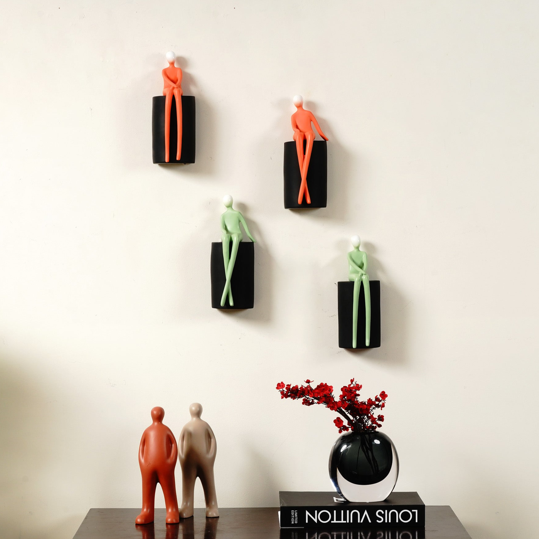 Wall Mounts & Accents The Wallflower Society - Human Figurine Themed Wall Mount Decor