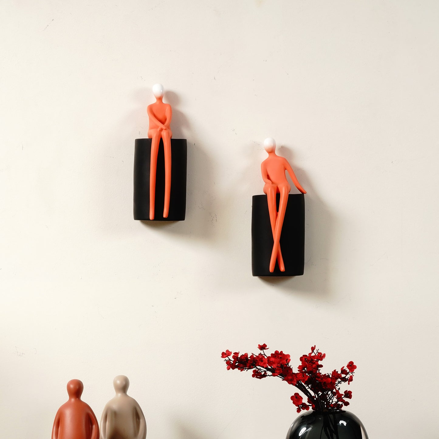 Wall Mounts & Accents The Wallflower Society - Human Figurine Themed Wall Mount Decor