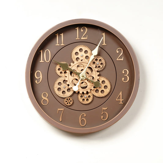 Wall Clocks The Timekeeper’s Heirloom - Moving Gears Wall Clock (~ 16" Dia)