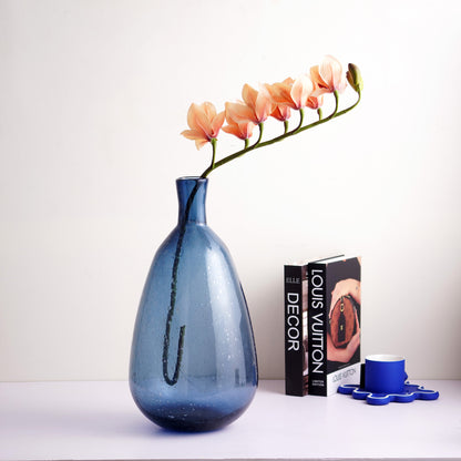 Table Vase Ocean Murmurs - Thick Crystal Glass Table Vases