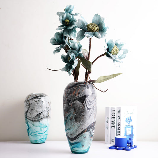 Table Vase Mariner’s Dream - Thick Crystal Glass Table Vase