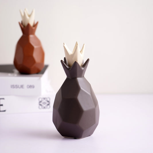 Showpiece Monarch Morsels - Pinepapple Themed Ceramic Table Showpieces