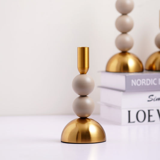 Candle Holder Lumière Poise - Metal Candle Holders (Set of 3)