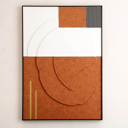 The Thought Structure – Premium Textured 3D Wall Art  ~ 3.5 ft x 2.5 ft