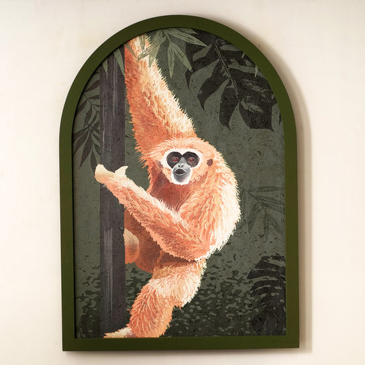 The Jungle Perch - Handmade Premium Wall Art ~ 4 ft x 3 ft