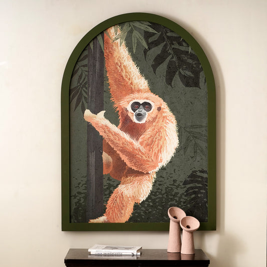 The Jungle Perch - Handmade Premium Wall Art ~ 4 ft x 3 ft