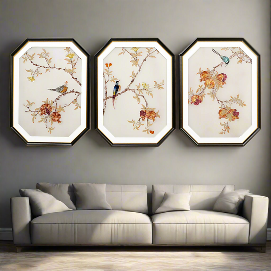 The Garden Script - Limited Edition Premium Wall Art ~ 6.5 ft x 3 ft