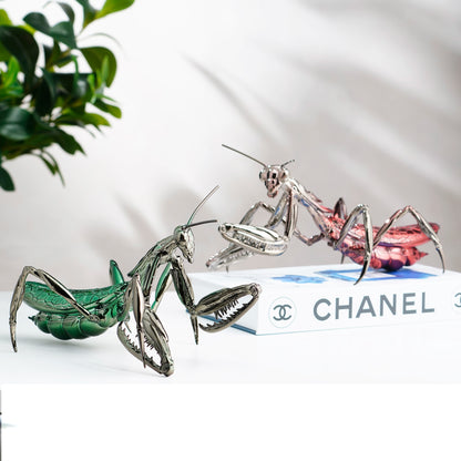 The Miraak - Metallic Praying Mantis Showpiece