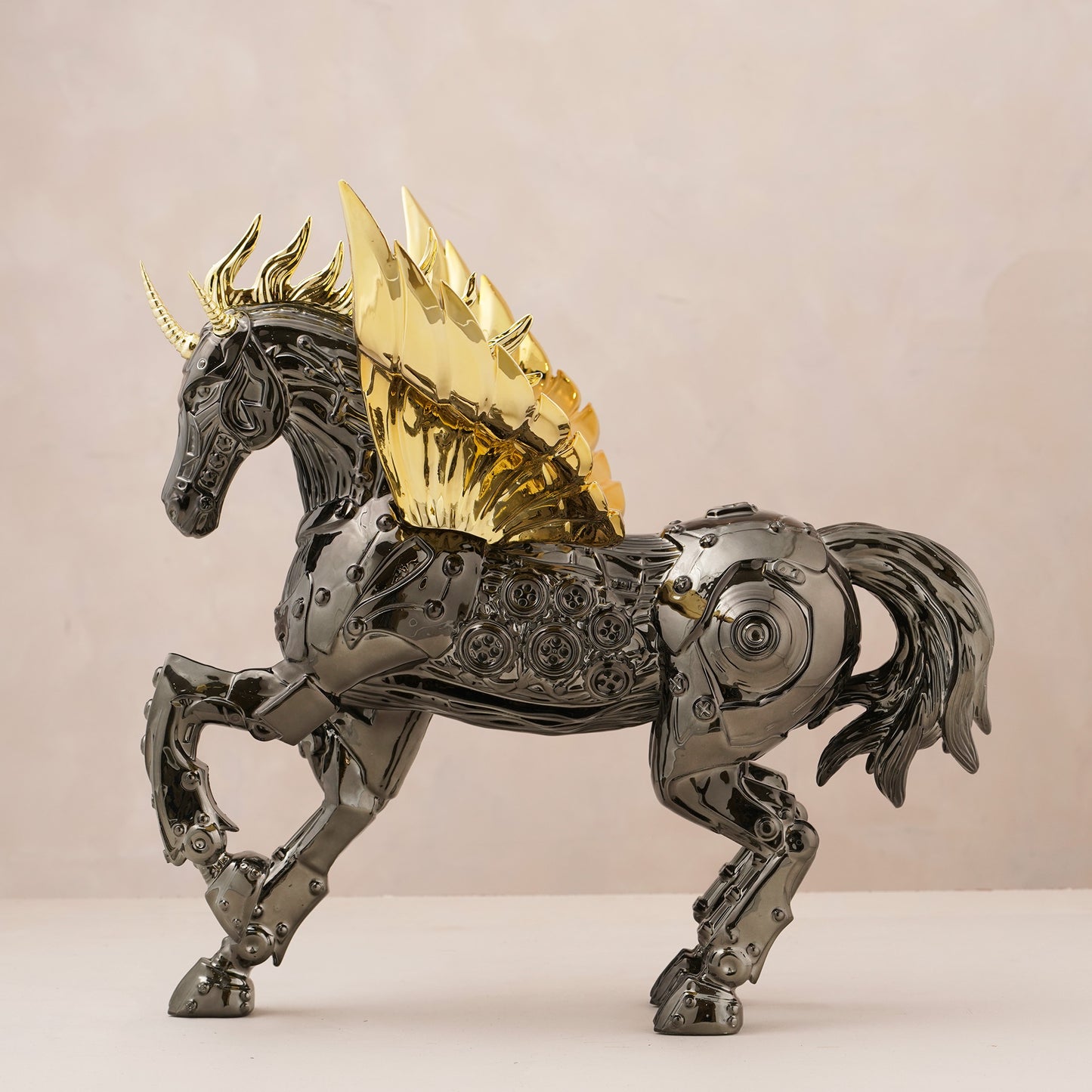 Valkarion - Unicorn Horse Sculpture