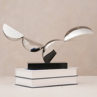 Tessera - Metal & Marble Modern Abstract Showpiece