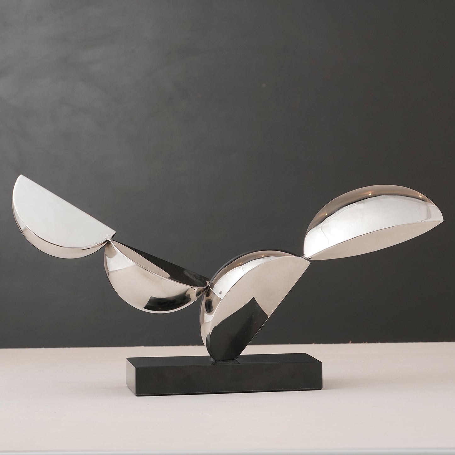 Tessera - Metal & Marble Modern Abstract Showpiece