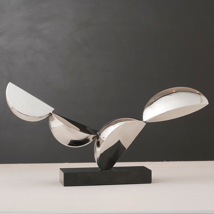 Tessera - Metal & Marble Modern Abstract Showpiece