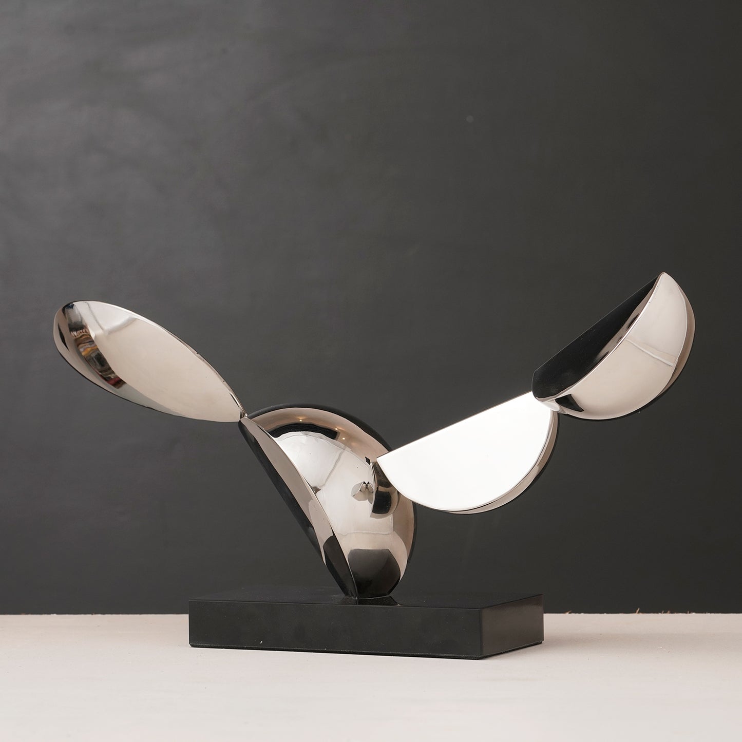 Tessera - Metal & Marble Modern Abstract Showpiece