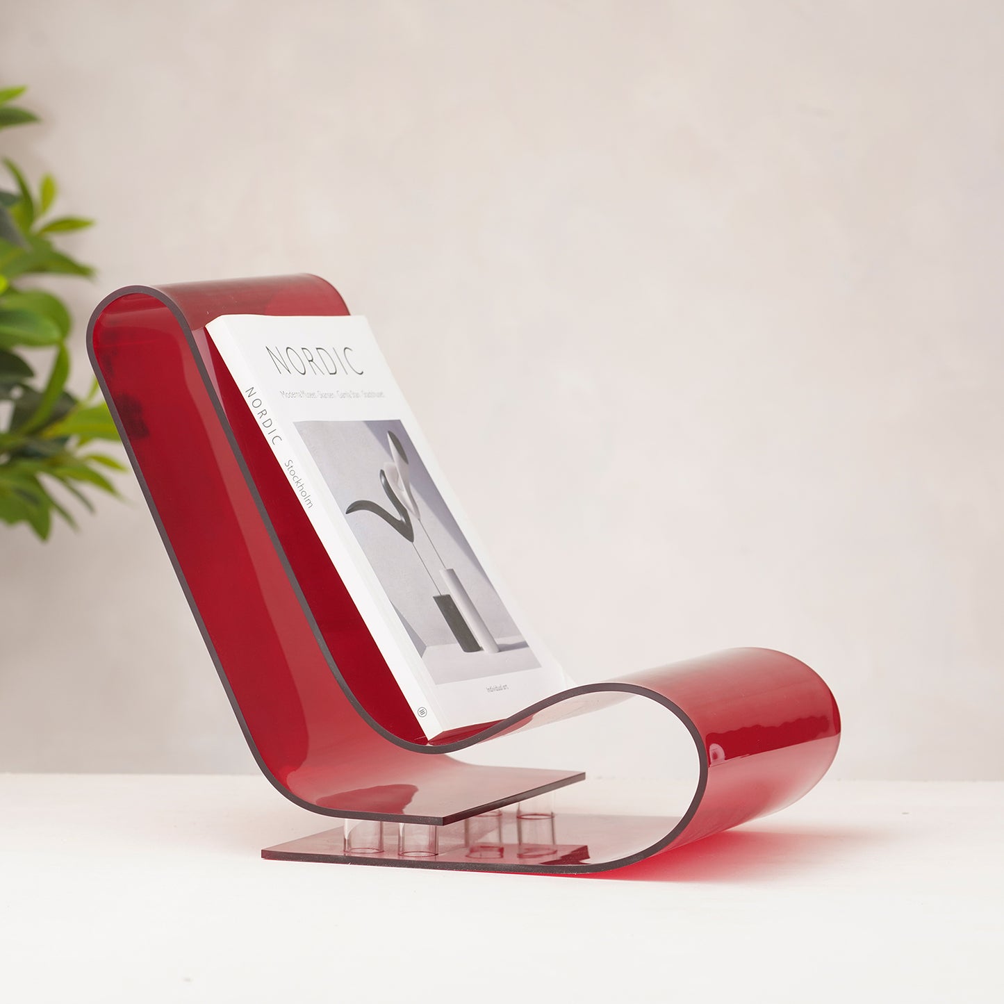 First Edition - Chair-Inspired Book & Magazine Holder