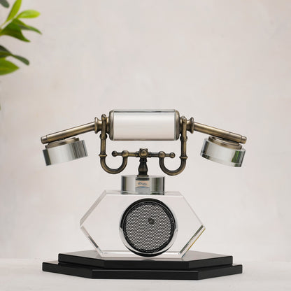 Redial - Crystal & Metal Vintage Style Phone Showpiece - Style 2