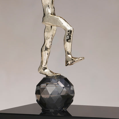 Meridian - Crystal & Metal Human Figurine
