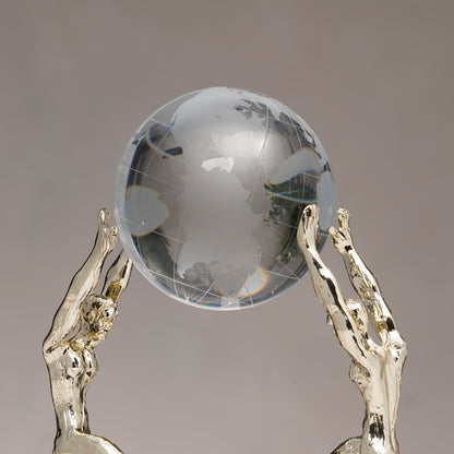 Meridian - Crystal & Metal Human Figurine