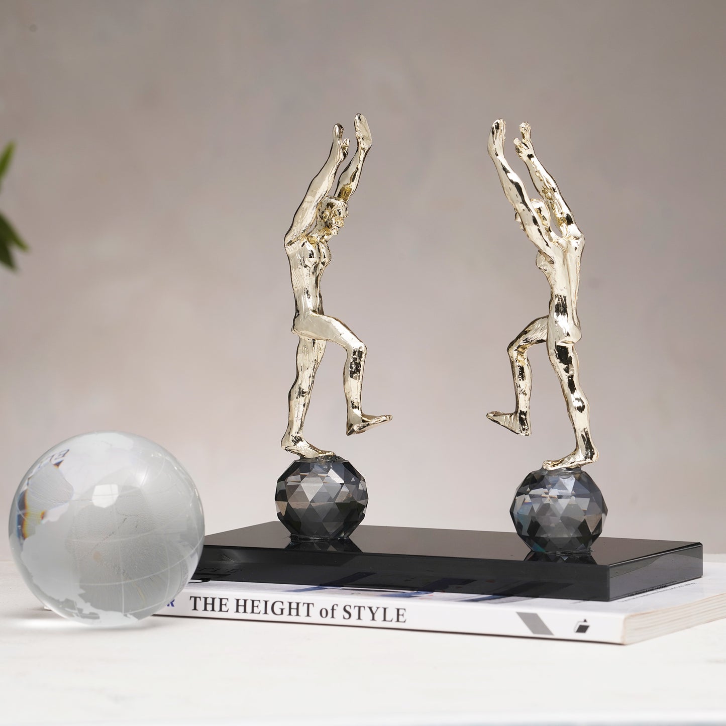 Meridian - Crystal & Metal Human Figurine