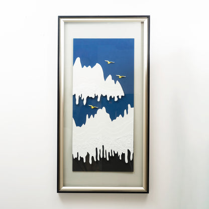 Skyrise - Mountains & Nature Inspired Premium Wall Art ~ 5.5 ft Tall