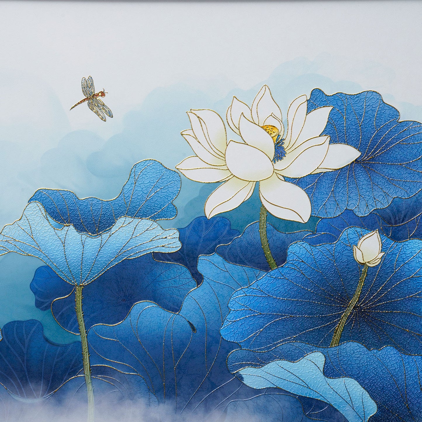 Florence - Nature Inspired Floral Premium 3D Wall Art ~ 5 feet Long