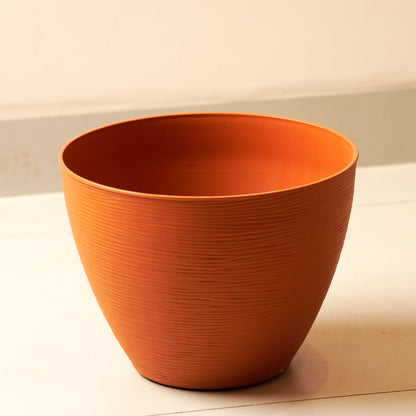 Terrane - Orange Plant Pot ( 12" x 9")