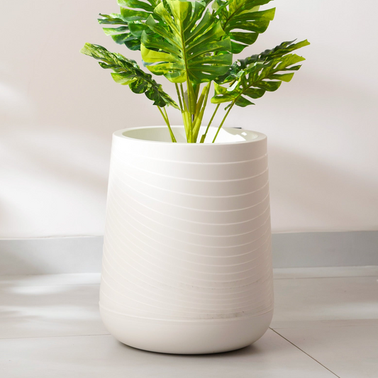 Scalar - White Plant Pot ( 20" x 14")