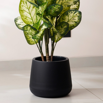 Mesa - Black Plant Pot ( 11" x 11")