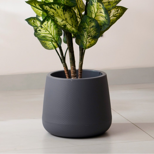 Mesa - Dark Grey Plant Pot ( 11" x 11")
