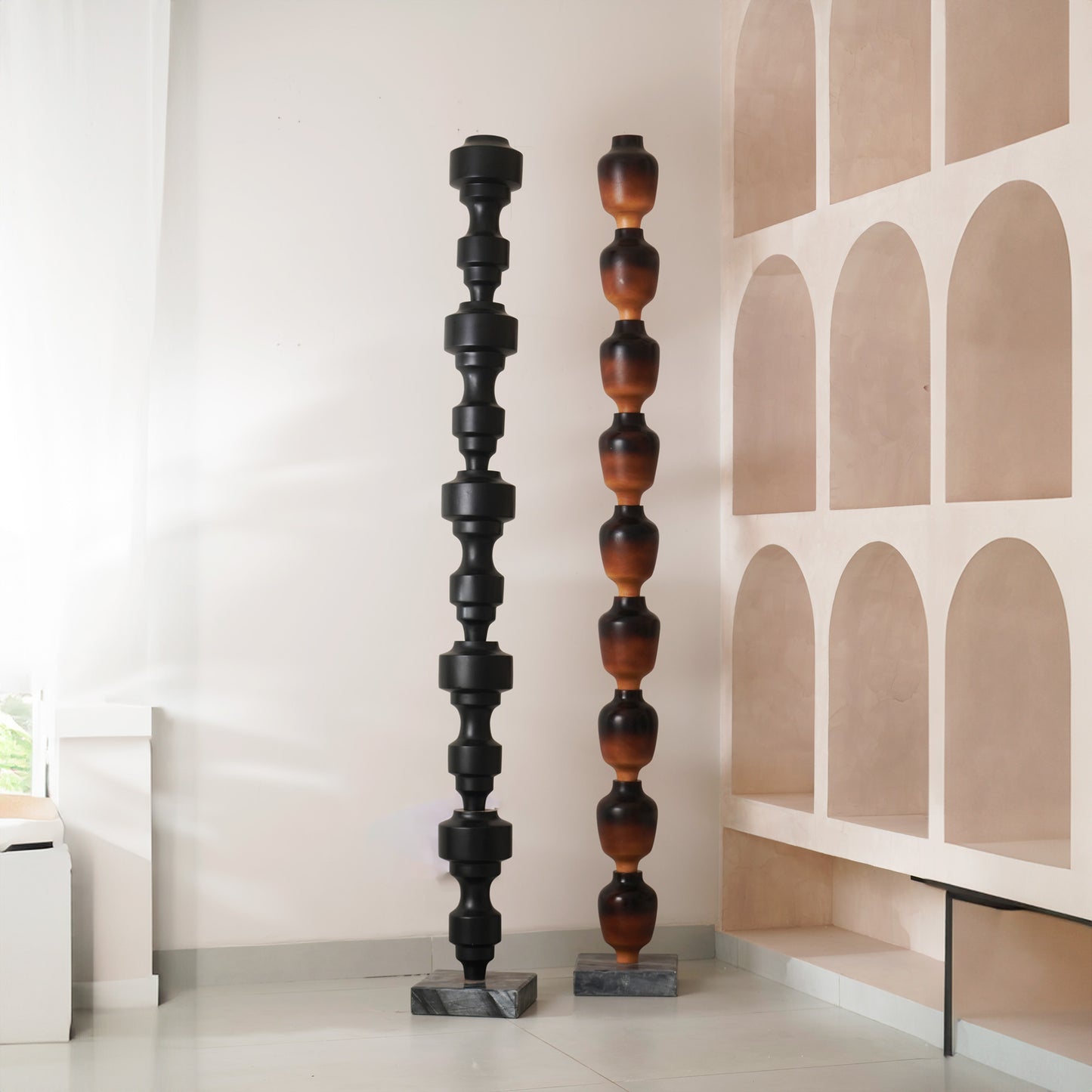 The Continuum - Totem Floor Sculpture ~ 7 feet Tall