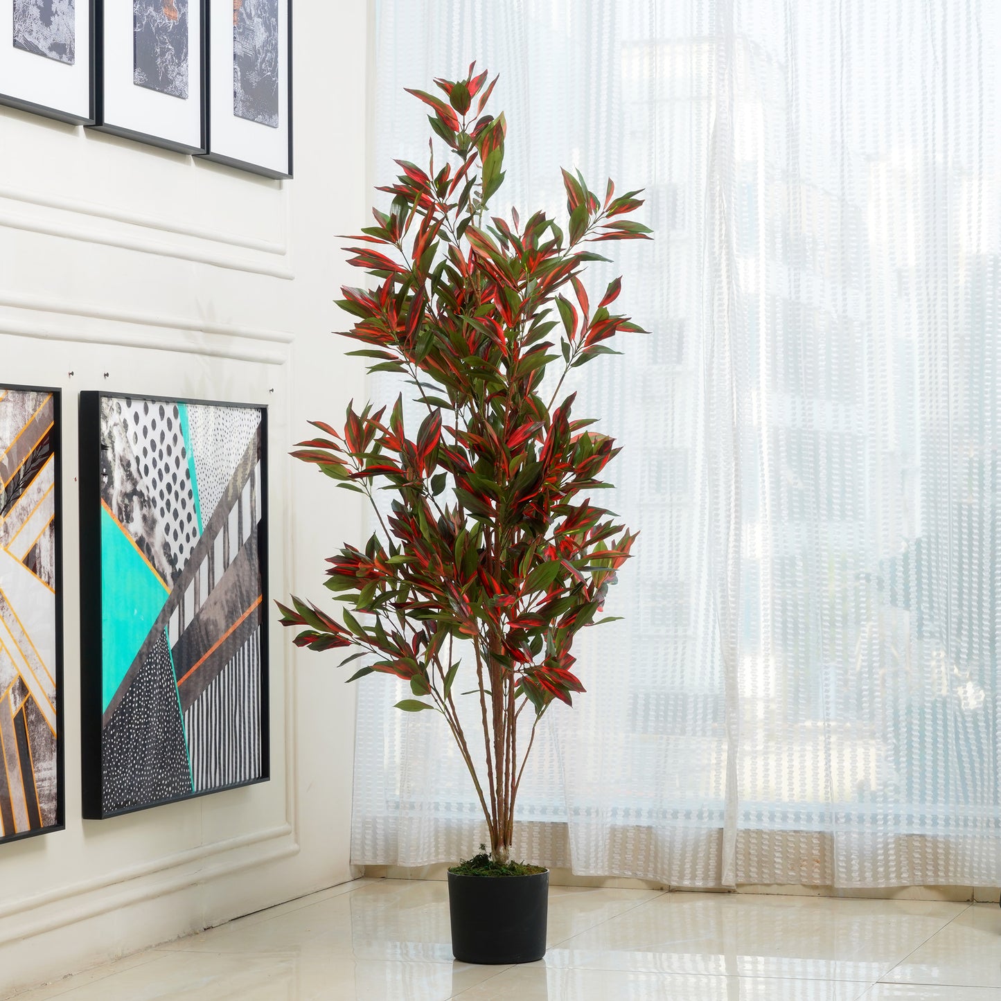 Volcan - Artificial Dracaena Plant ~ 5 Feet Tall