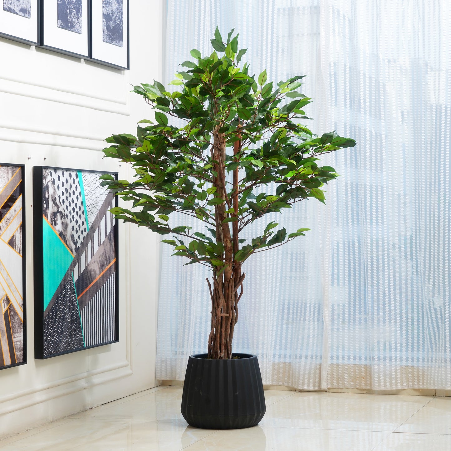 Perennia - Artificial Ficus Plant ~ 4 Feet Tall