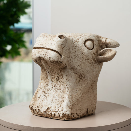Showpiece Divine Guardian - The Majestic Nandi Table Showpiece