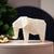 The Ivory Wanderer Elephant Table Showpiece
