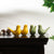 The Chirpy Companion  Style 2 - Ceramic Birds Table Showpiece - Green