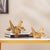 The Birds of Positivity - Ceramic Crane Birds Origami Table Showpiece (Set of 2)