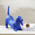 The Genial Companion Ceramic Dachshund Dog Table Showpiece - Klein Blue