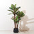 Persistent Prospera: Artificial Golden Palm Plant - 5 Feet Tall (Set of 3 stems) (Without Pot)
