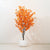 Manifestation Motif: 5.2 Feet Tall Artificial Orange Maple Plant (Without Pot)