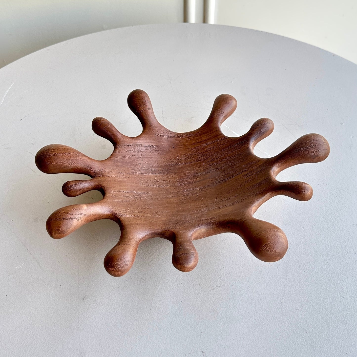 Ripple by La Muse | Wood-Finished Resin Bowl for Luxury Interiors