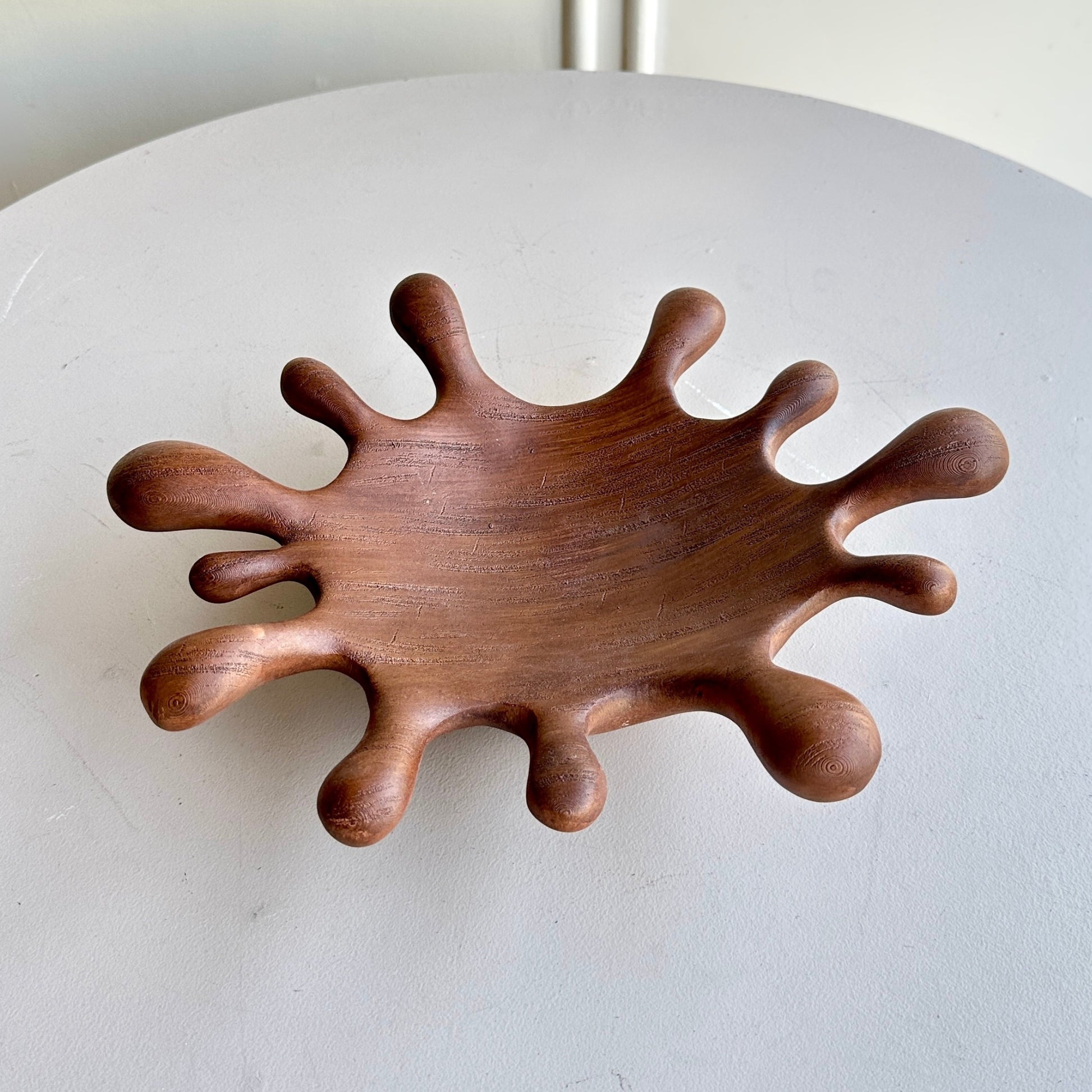 Ripple by La Muse | Wood-Finished Resin Bowl for Luxury Interiors