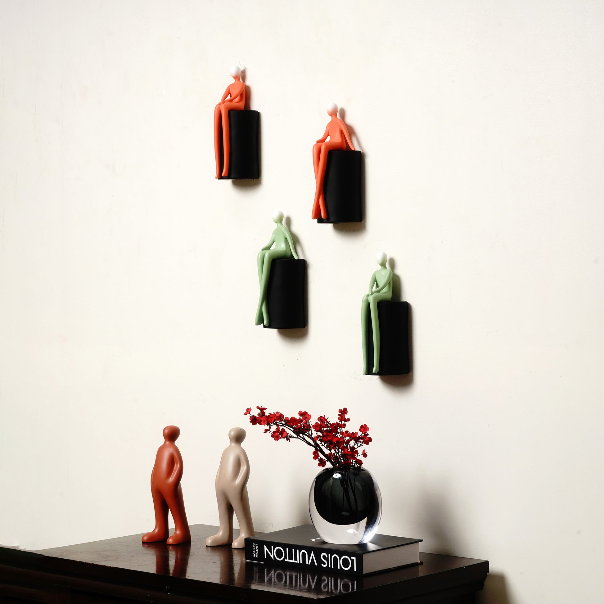 Wall Mounts & Accents The Wallflower Society - Human Figurine Themed Wall Mount Decor