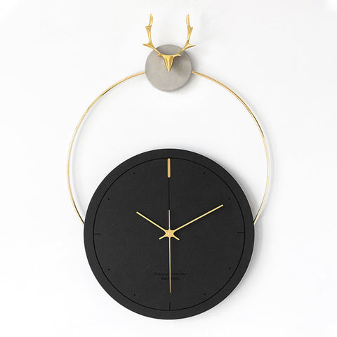 The Golden Timekeeper Luxe Wall Clock Style 3