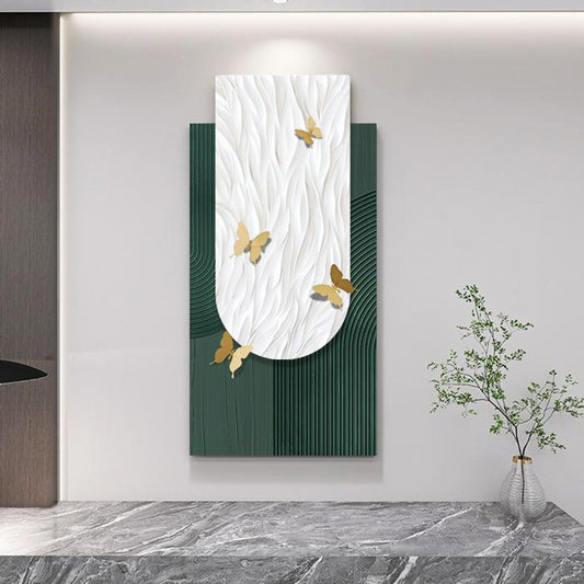Premium Wall Art Fluttering Dreamscape 3D Premium Vertical Wall Art | 5.2 Ft x 2.6 Ft
