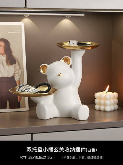 Bearly Balanced - Double Tray Showpiece & Organizer