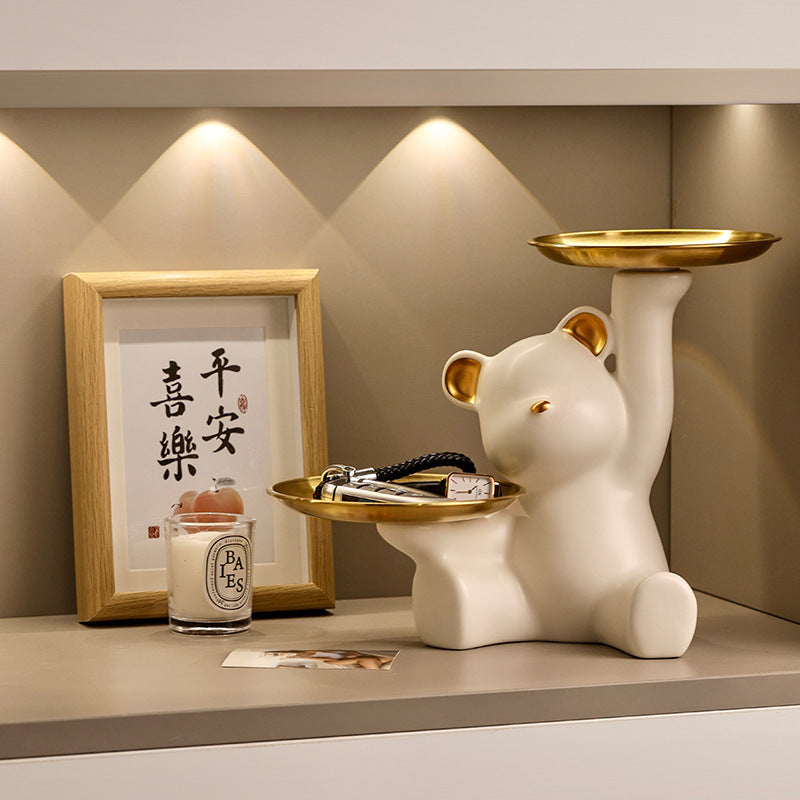 Bearly Balanced - Double Tray Showpiece & Organizer